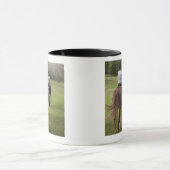 Mug Chevaux d'équitation de petites filles (Centre)
