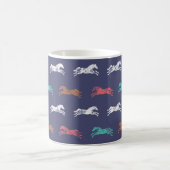 Mug Chevaux équestres classiques multicolores (Centre)