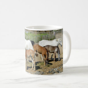 Mug Chevaux et poulains de Camargue en France