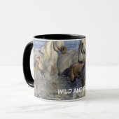 Mug Chevaux galopant dans l'eau (Devant gauche)