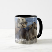 Mug Chevaux galopant dans l'eau (Devant droit)