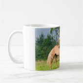 Mug Chevaux islandais jouant et élevant, Photo _ (Gauche)