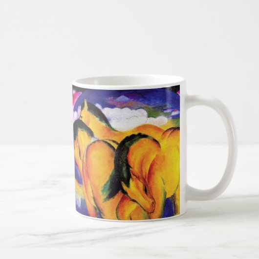 Mug "Chevaux jaunes" (Droite)