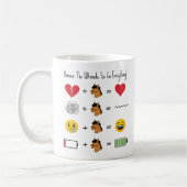 Mug Chevaux : La Solution Ultime pour Tout ! Chocolat  (Gauche)