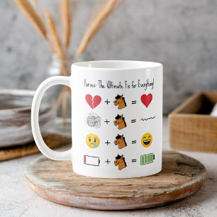 Mug Chevaux : La Solution Ultime pour Tout ! Chocolat 