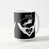 Mug Chevaux Laisser des empreintes de Hoof sur votre c (Devant droit)