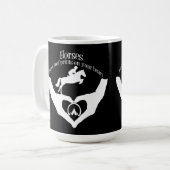 Mug Chevaux Laisser des empreintes de Hoof sur votre c (Devant gauche)