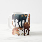 Mug Chevaux mignons (Devant gauche)