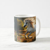 Mug Chevaux Mustang Sauvage Ouest équestre (Devant droit)