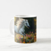 Mug Chevaux Mustang Sauvage Ouest équestre (Devant gauche)