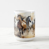 Mug Chevaux Mustang Sauvage Ouest équestre (Centre)