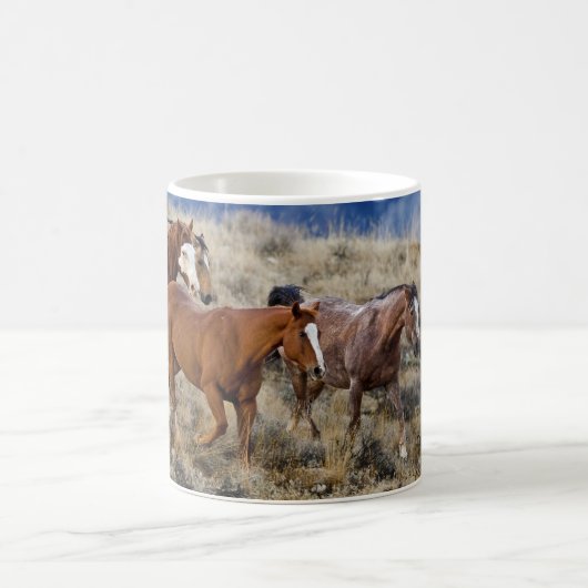 Mug Chevaux Parcourir les collines (Centre)