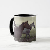 Mug Chevaux sauvages (Devant gauche)