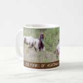 Mug Chevaux sauvages Assateague et Chicoteague (Devant gauche)