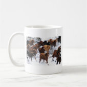 Mug Chevaux sauvages conduits (Gauche)