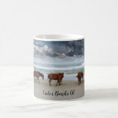 Mug Chevaux sauvages Corolla Outer Banks NC (Centre)