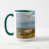 Mug Chevaux sauvages dans le parc national Theodore Ro (Gauche)