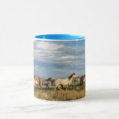 Mug Chevaux sauvages dans le parc national Theodore Ro (Centre)