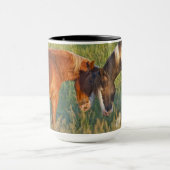 Mug Chevaux sauvages dans le parc national Theodore Ro (Centre)