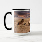 Mug Chevaux sauvages en course (Gauche)