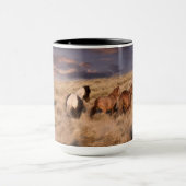 Mug Chevaux sauvages en course (Centre)