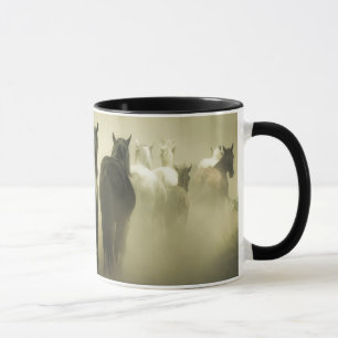 Mug Chevaux sauvages en course