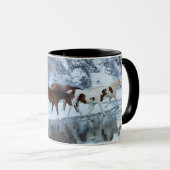 Mug Chevaux traversant le ruisseau (Devant droit)