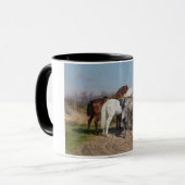 Mug Chevaux trois étoiles (par Rosa Bonheur) (Devant gauche)