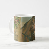 Mug Chevaux vintages de Noël (Devant gauche)