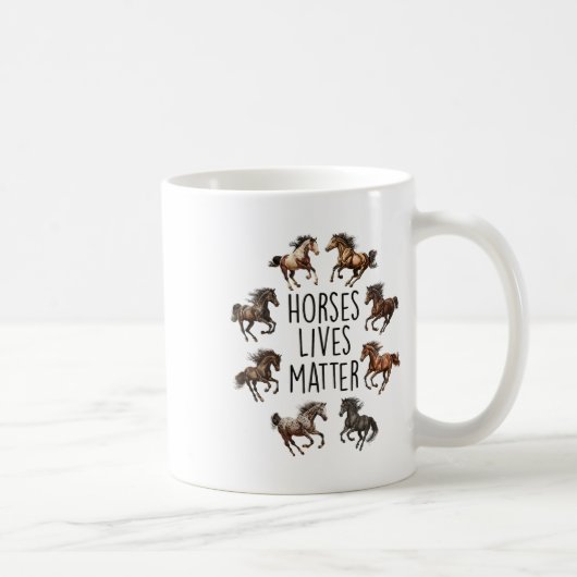 Mug Chevaux vintages Vit 1 (Droite)