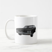 Mug Chevelle 1968 solides solubles : Finition noire (Gauche)