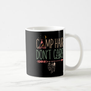 Mug Cheveux de camping, on s'en fiche, drôle de campin