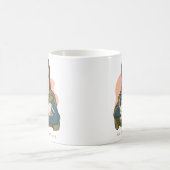 Mug Cheveux de chat ne se soucient pas mignon Mona Lis (Centre)