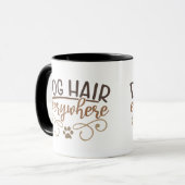 Mug Cheveux de chien partout (Devant gauche)