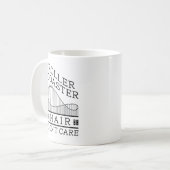 Mug Cheveux de Dessous de verre à rouleaux (Devant gauche)