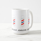 Mug Cheveux de salon de coiffure coupés dénommant la (Devant droit)