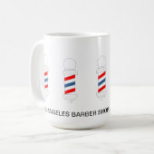Mug Cheveux de salon de coiffure coupés dénommant la (Devant gauche)