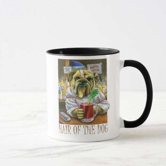 Mug Cheveux du chien (aide de gueule de bois) (Droite)