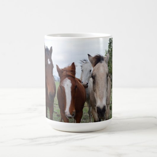 Mug Cheveux frisés : Des problèmes de chevaux délicieu (Centre)