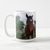 Mug Cheveux frisés : Des problèmes de chevaux délicieu (Gauche)