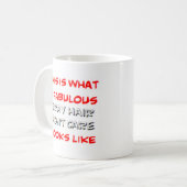 Mug cheveux gris fabuleux (Devant gauche)