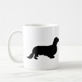 Mug Cheveux longs Dachshund - Silhouette 1 (Gauche)