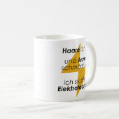 Mug "Cheveux longs, pauvres petits" étudiants (Devant droit)