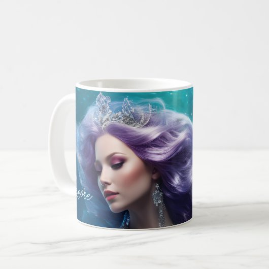 Mug Cheveux mauve de sirène (Devant gauche)