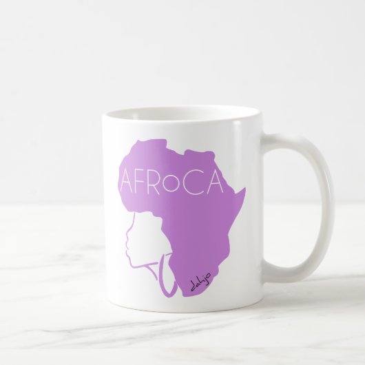Mug Cheveux noirs naturels Afro (Droite)