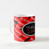 Mug Cheveux rouges classiques et beauté (Devant gauche)