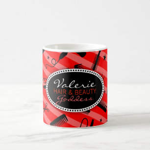 Mug Cheveux rouges classiques et beauté
