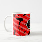 Mug Cheveux rouges classiques et beauté (Gauche)