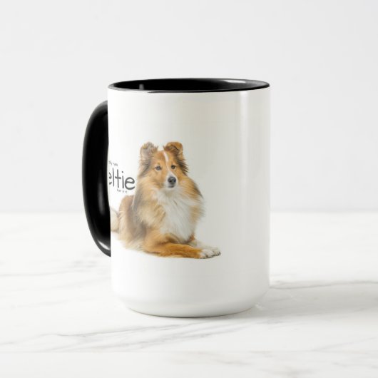 Mug Cheveux Sheltie (Devant gauche)