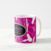 Mug Cheveux violets et beauté (Devant droit)